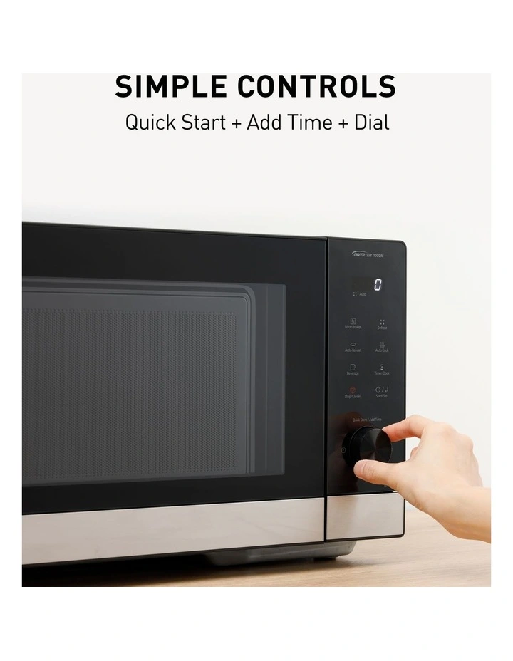 1000W Inverter Microwave 29L NN-SD38QSQPQ image 5