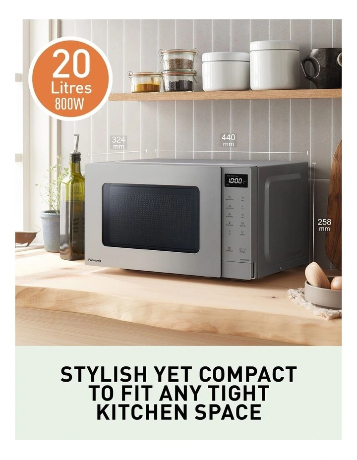 20L Compact Microwave NN-ST23QMQPQ in Silver image 2
