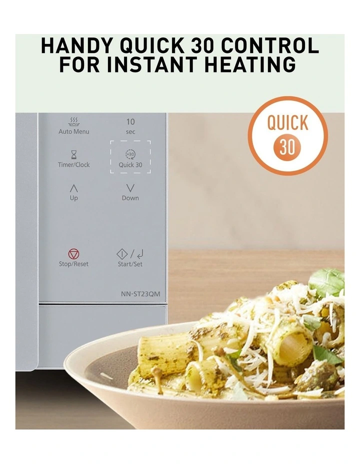 20L Compact Microwave NN-ST23QMQPQ in Silver image 3