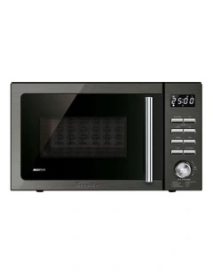 The Easy Wave Inverter 25L Stainless Steel LMO425BST2IAN1 in Black