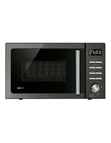 The Easy Wave Inverter 25L Stainless Steel LMO425BST2IAN1 in Black