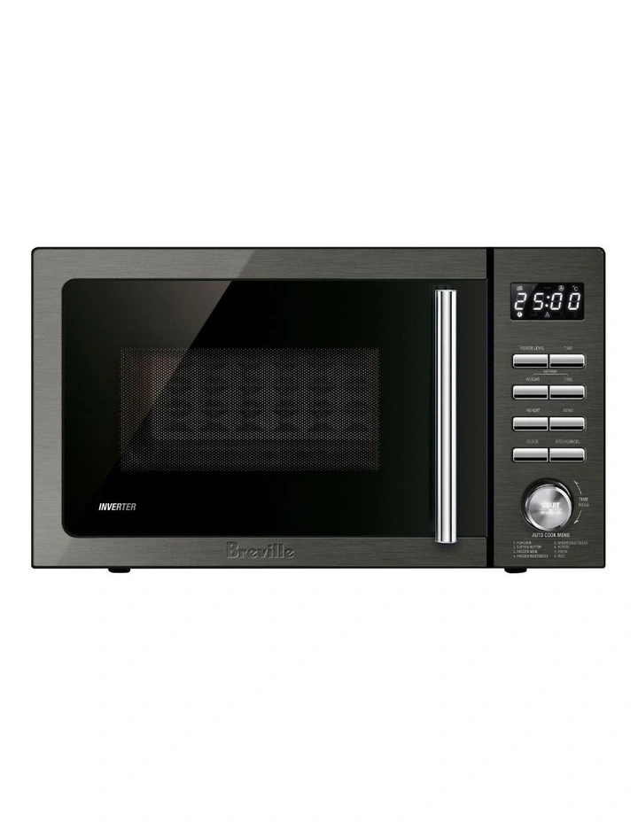 The Easy Wave Inverter 25L Stainless Steel LMO425BST2IAN1 in Black image 1