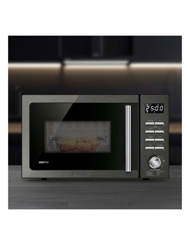 The Easy Wave Inverter 25L Stainless Steel LMO425BST2IAN1 in Black image 2