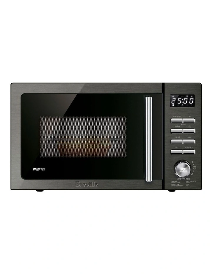 The Easy Wave Inverter 25L Stainless Steel LMO425BST2IAN1 in Black image 4