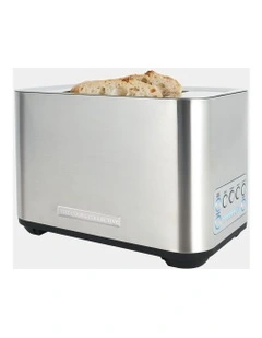Dual Toaster with Auto Lift in Silver