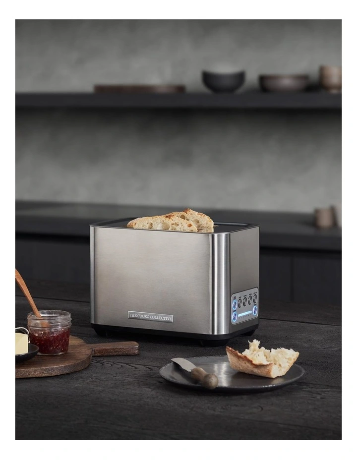 Dual Toaster with Auto Lift in Silver image 2