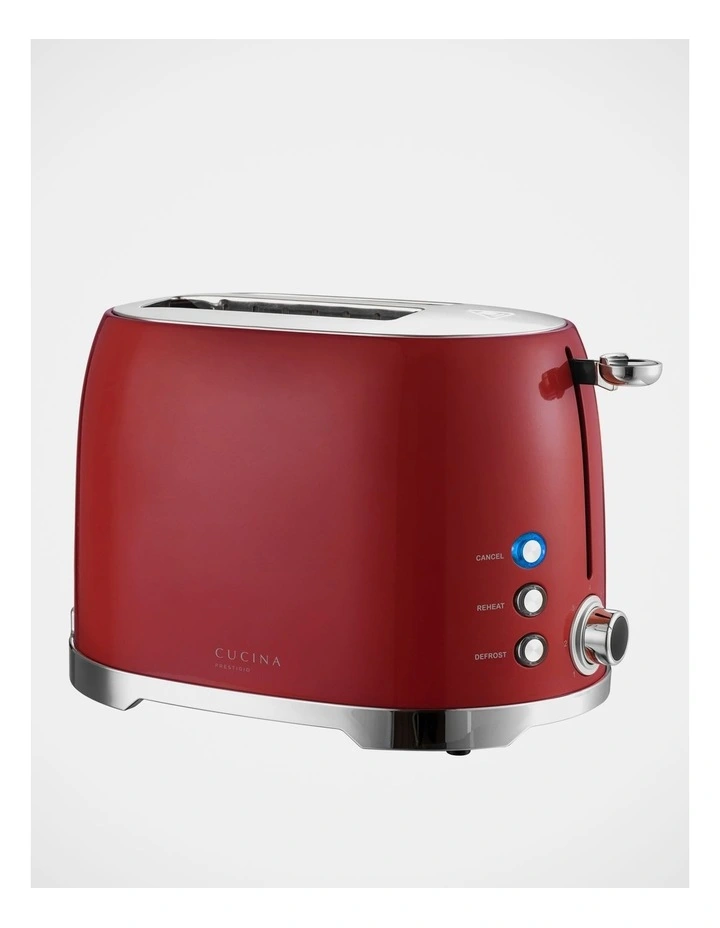 Retro 2 Slice Toaster Red CT002R image 1