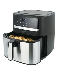 Digital Stainless Steel CAF886 Airfryer 9L in Silver