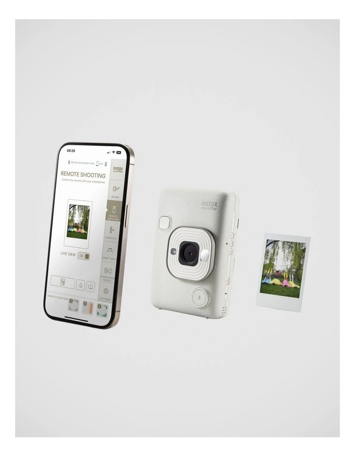 Fujifilm Instax LiPlay Instant Camera in Misty White image 2