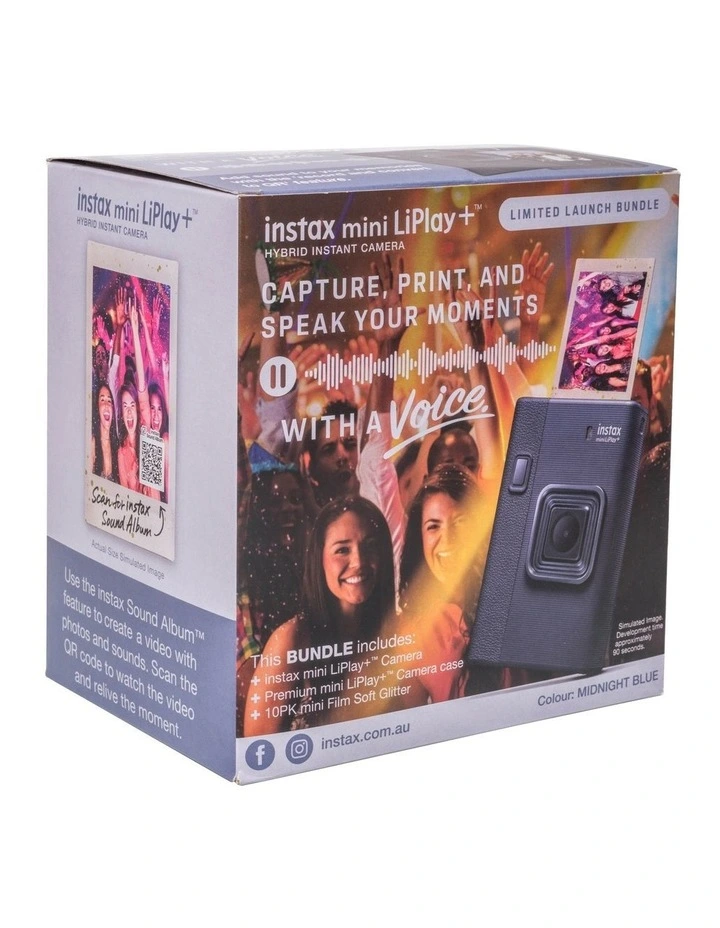 Instax Liplay Bundle Camera in Midnight Blue 86439 image 3