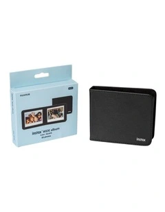 Instax Wide Photo Album (20 Photos) 87127 in Black