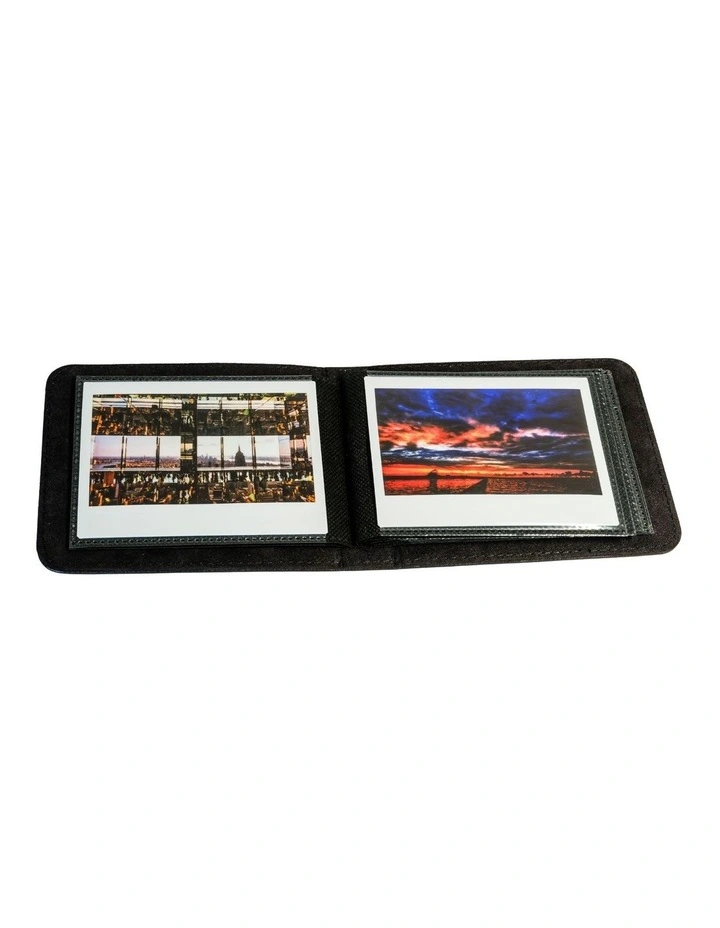 Instax Wide Photo Album (20 Photos) 87127 in Black image 2