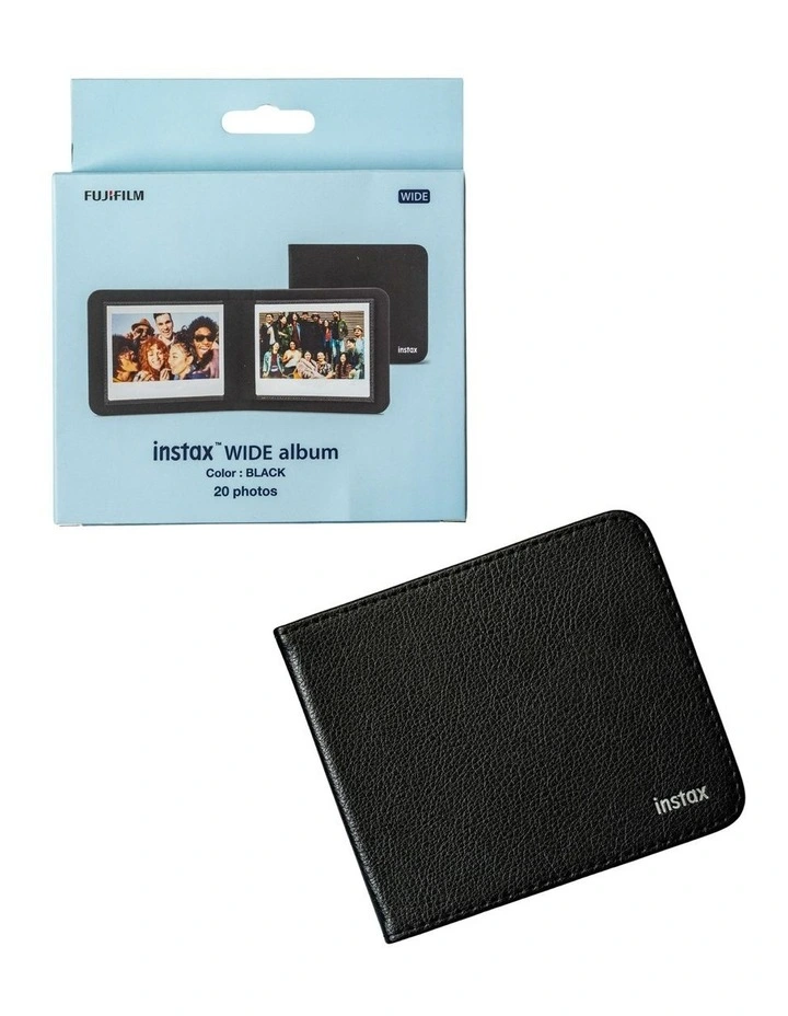 Instax Wide Photo Album (20 Photos) 87127 in Black image 3