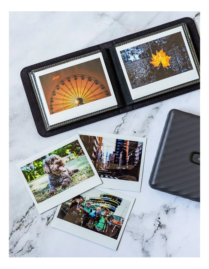 Instax Wide Photo Album (20 Photos) 87127 in Black image 6