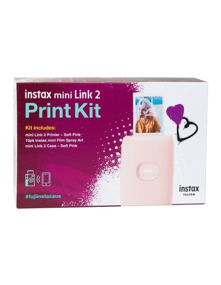 Instax Mini-Link 2 Print Kit in Soft Pink image 1