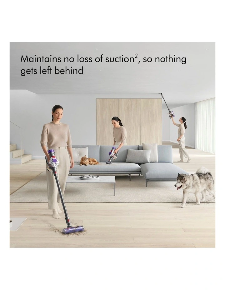 V8 Advanced + Car Cleaning Kit Cordless Vacuum in Silver image 3