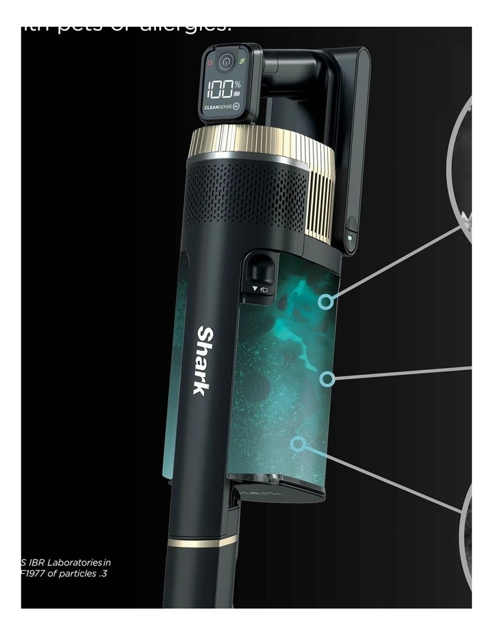 Shark Stratos Cordless Pet Pro Vacuum with Clean Sense IQ in Brass IZ402ANZ image 4