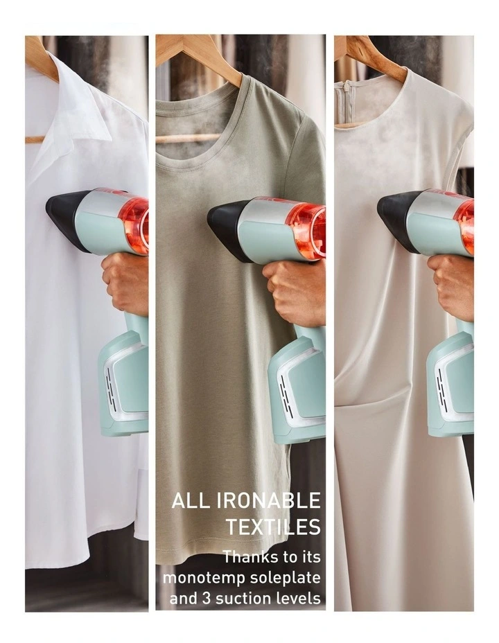 AeroSteam Handheld DT9814 Garment Steamer in Green image 5