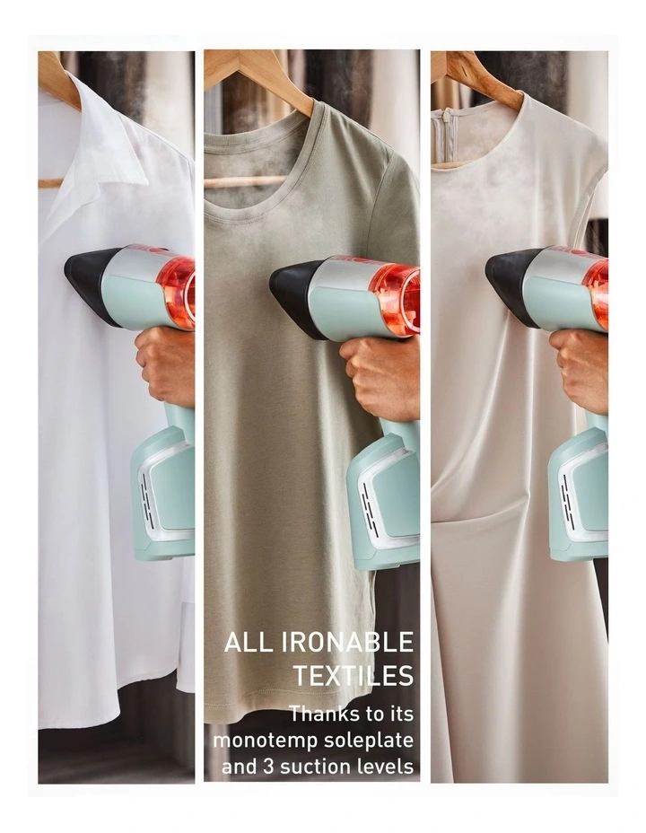 AeroSteam Handheld DT9814 Garment Steamer in Green image 5