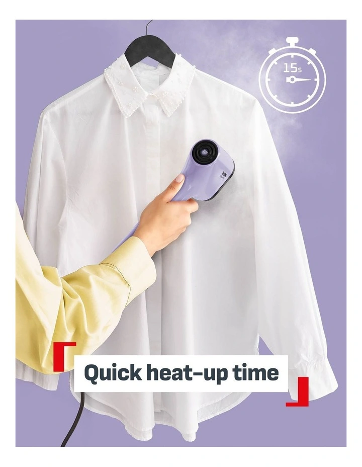 Pure Pop Handheld Garment Steamer in Lavender DT2027 image 5