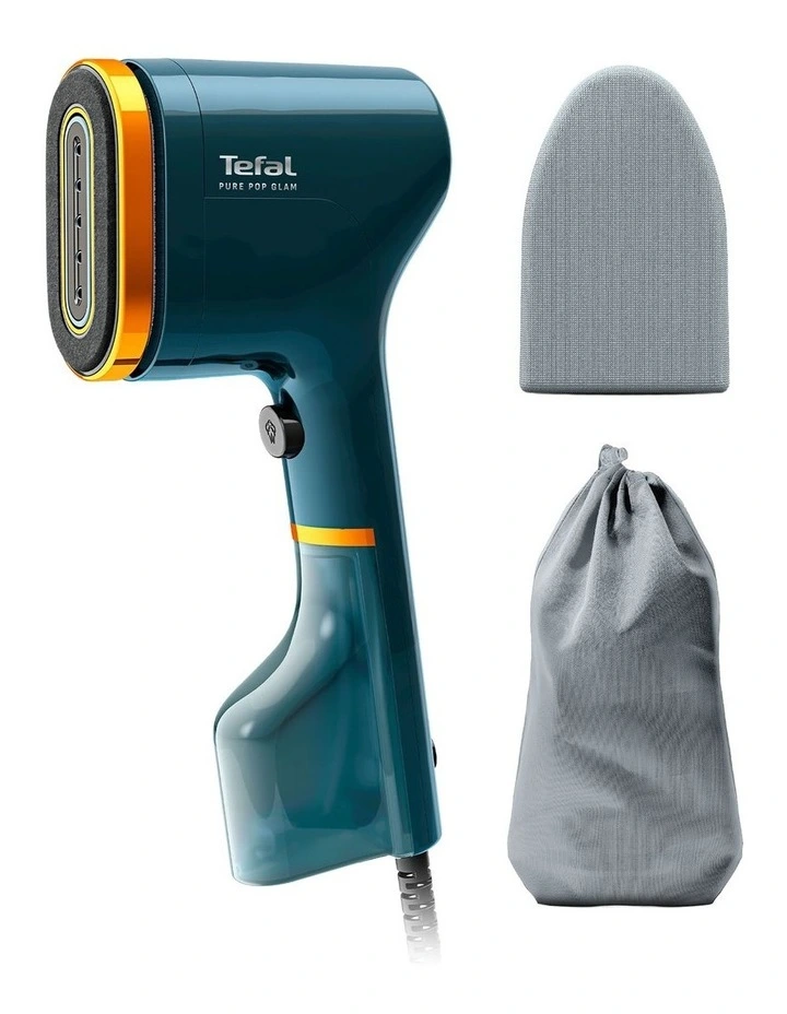 Pure Pop Handheld Garment Steamer in Teal/Gold DT2050 image 3