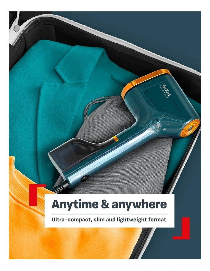 Pure Pop Handheld Garment Steamer in Teal/Gold DT2050 image 4