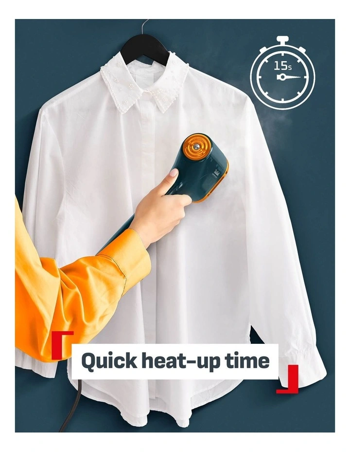 Pure Pop Handheld Garment Steamer in Teal/Gold DT2050 image 5