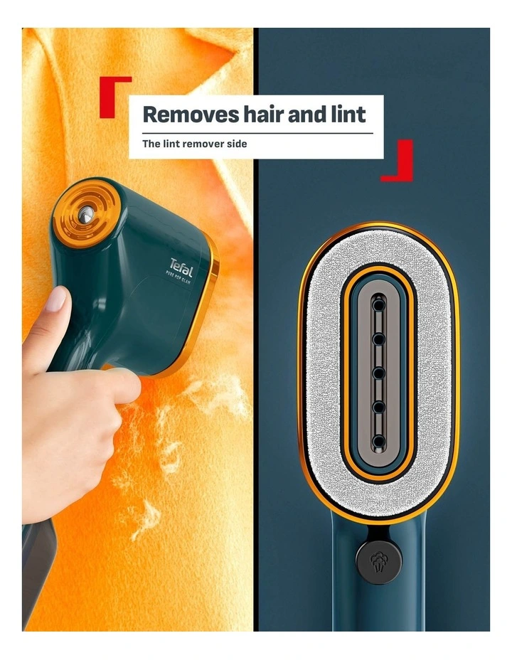 Pure Pop Handheld Garment Steamer in Teal/Gold DT2050 image 7