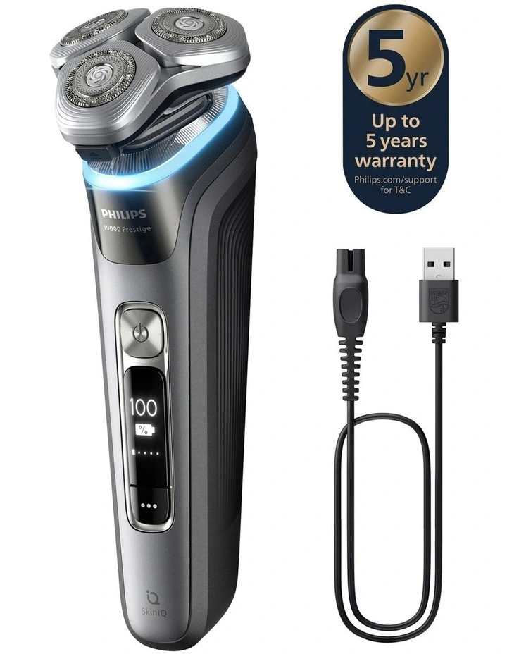 Series i9000 Prestige Electric XP9202/33 Shaver in Dark Slate image 7