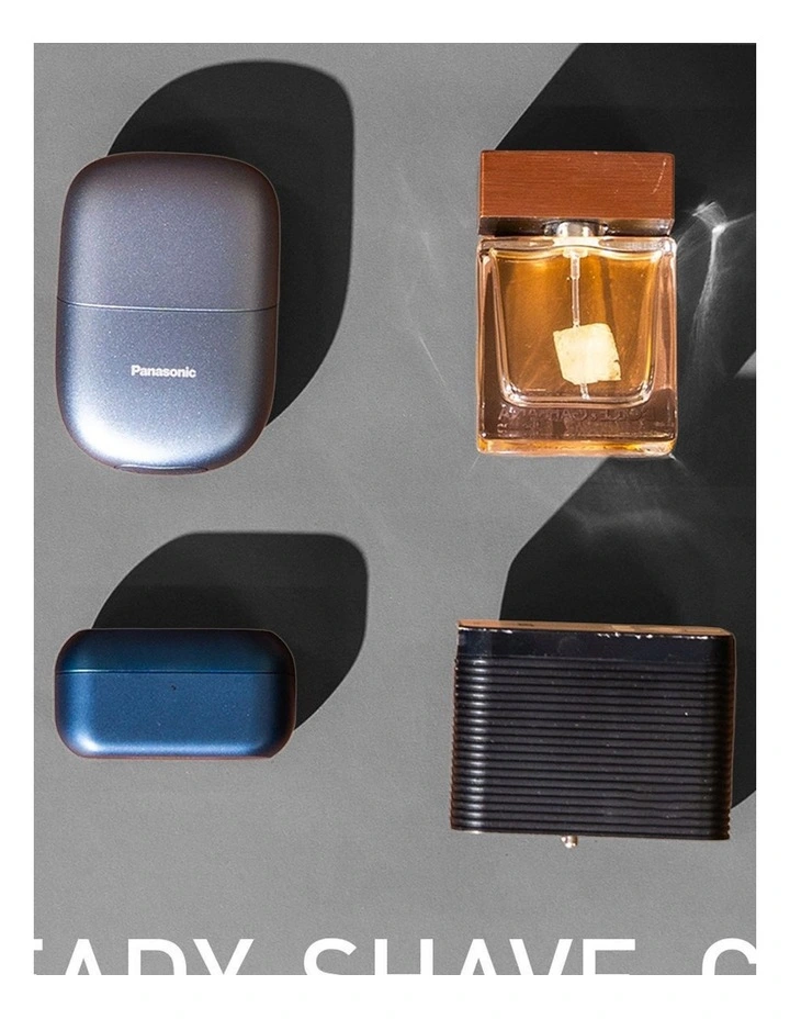 2 Blade Compact Shaver in Blue, ES-CM2B-A541 image 2