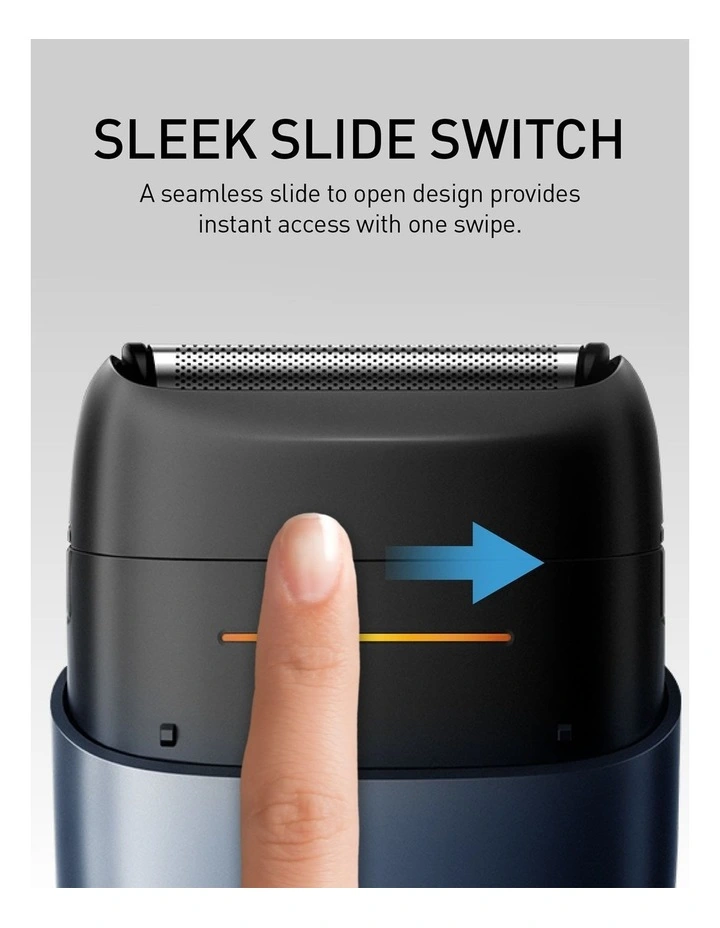 2 Blade Compact Shaver in Blue, ES-CM2B-A541 image 7