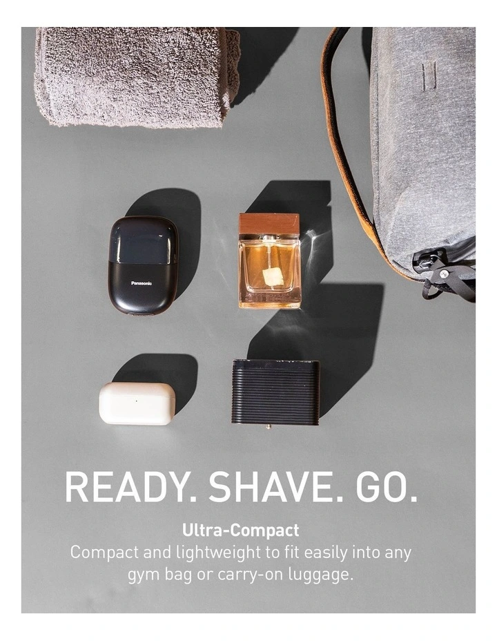 2 Blade Compact Shaver in Black, ES-CM2B-K541 image 2