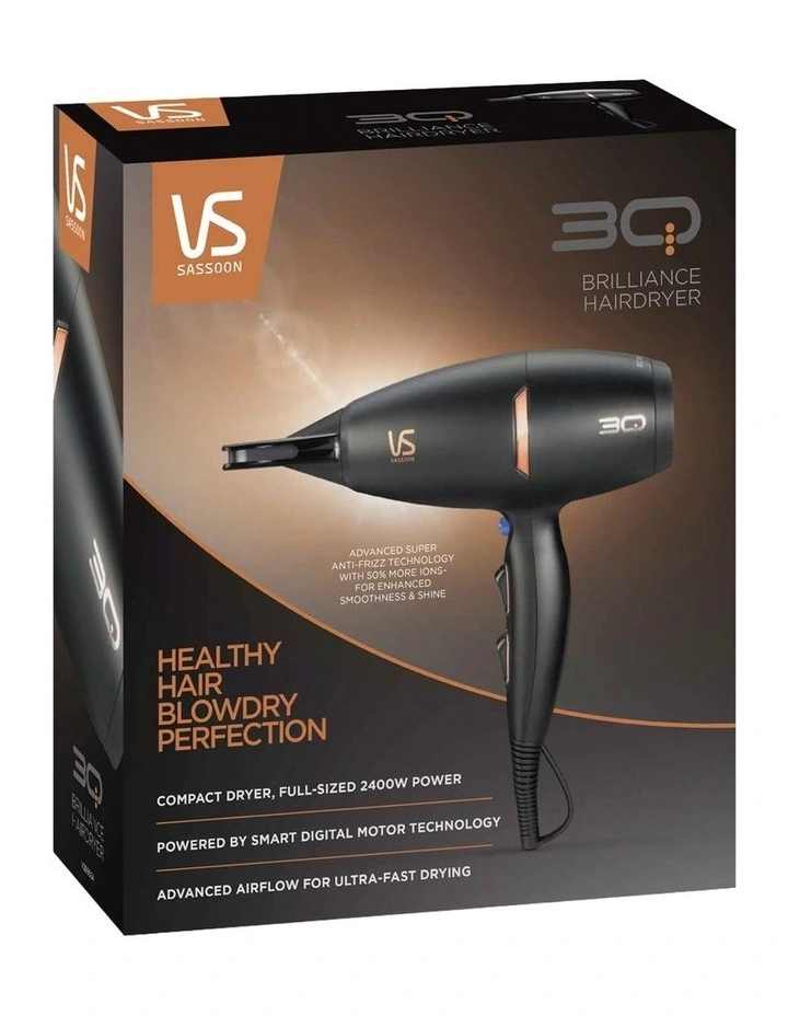 3Q Brilliance Hairdryer in Black image 6