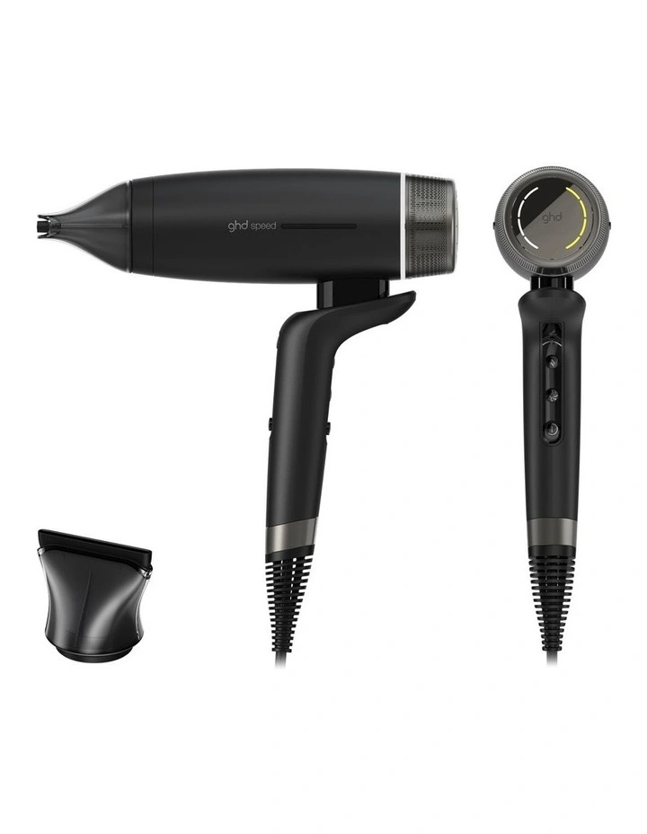 Speed Dual Air-Flow Fast Drying Hair Dryer in Black image 1