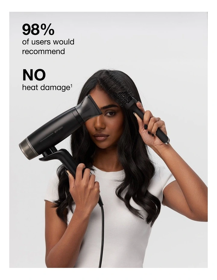 Speed Dual Air-Flow Fast Drying Hair Dryer in Black image 5
