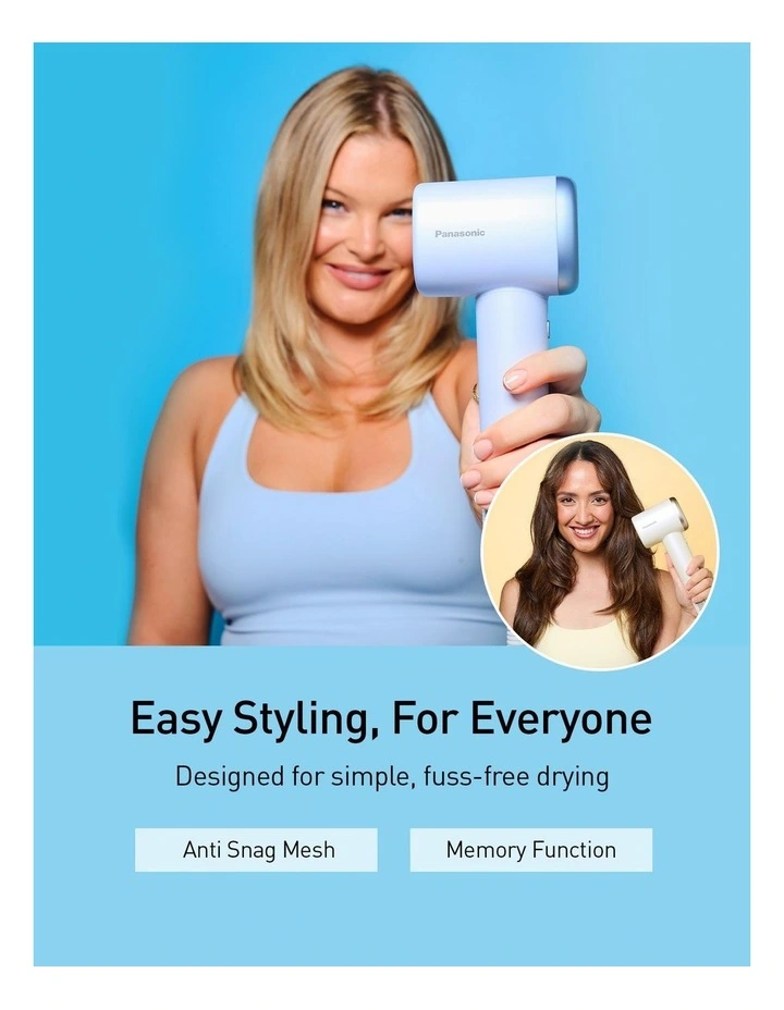 Ionic Hair Dryer EH-NE6M-A541 in Blue image 4