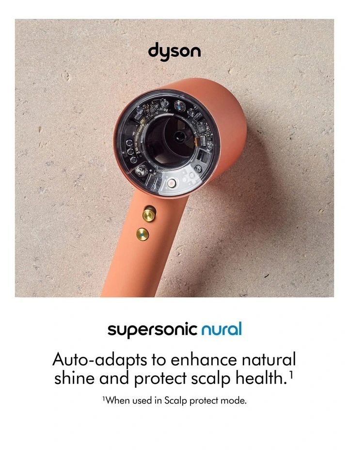 Dyson Supersonic Nural Intelligent hair dryer (Ceramic Apricot / Topaz) image 2