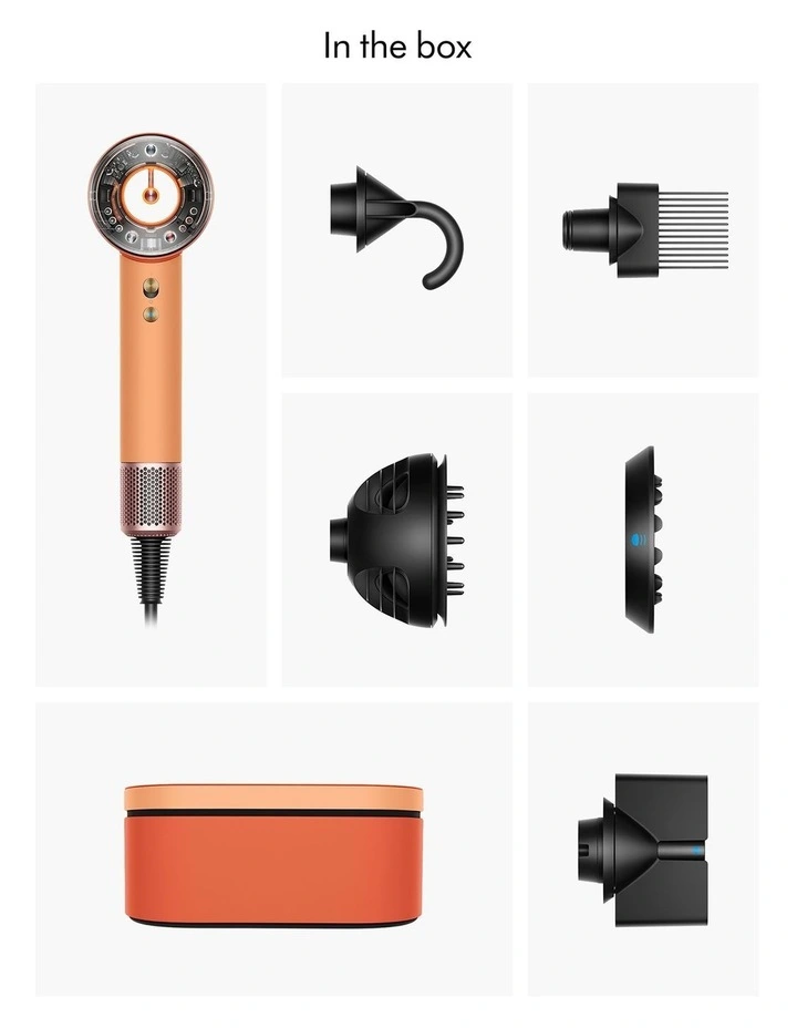 Dyson Supersonic Nural Intelligent hair dryer (Ceramic Apricot / Topaz) image 3