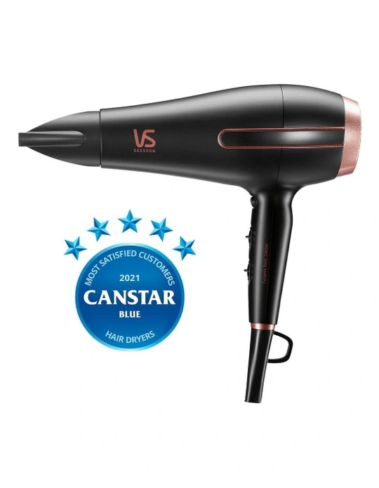 Vs Sassoon Super Power 2400 Black Hair Dryer Myer