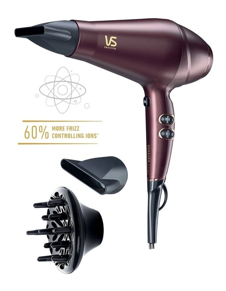 Frizz Defense Salon Hair Dryer in Mahogony VSD6395A image 5