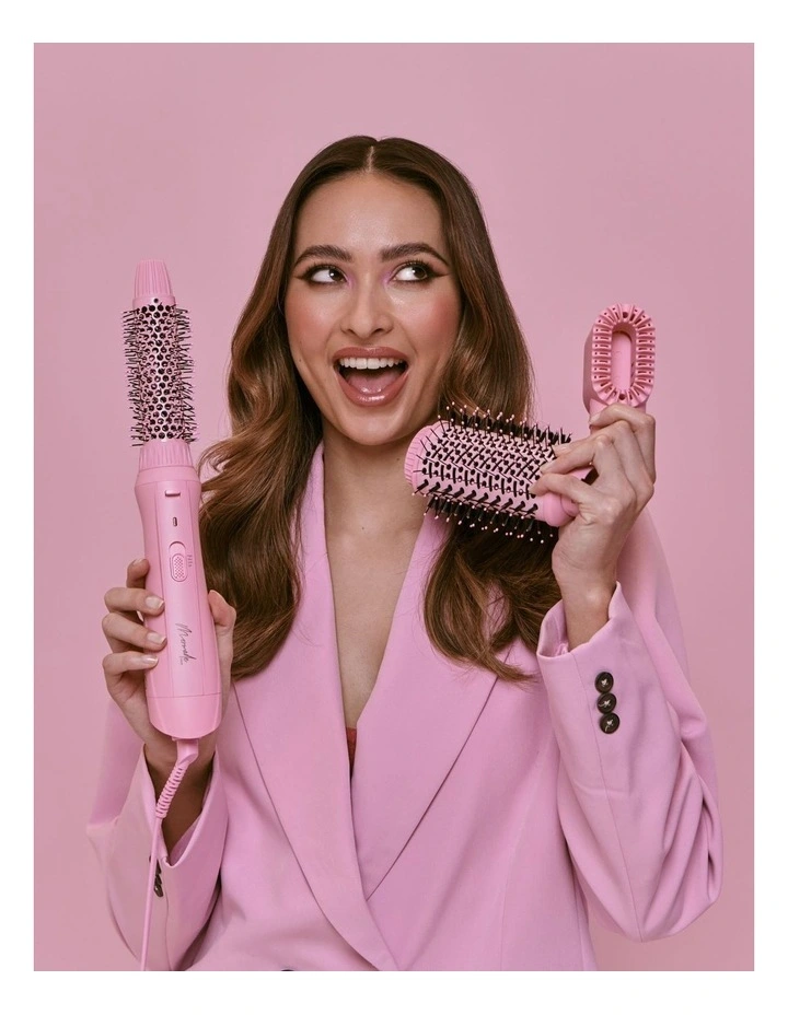 Interchangable Blow Dry Brush in Pink image 3