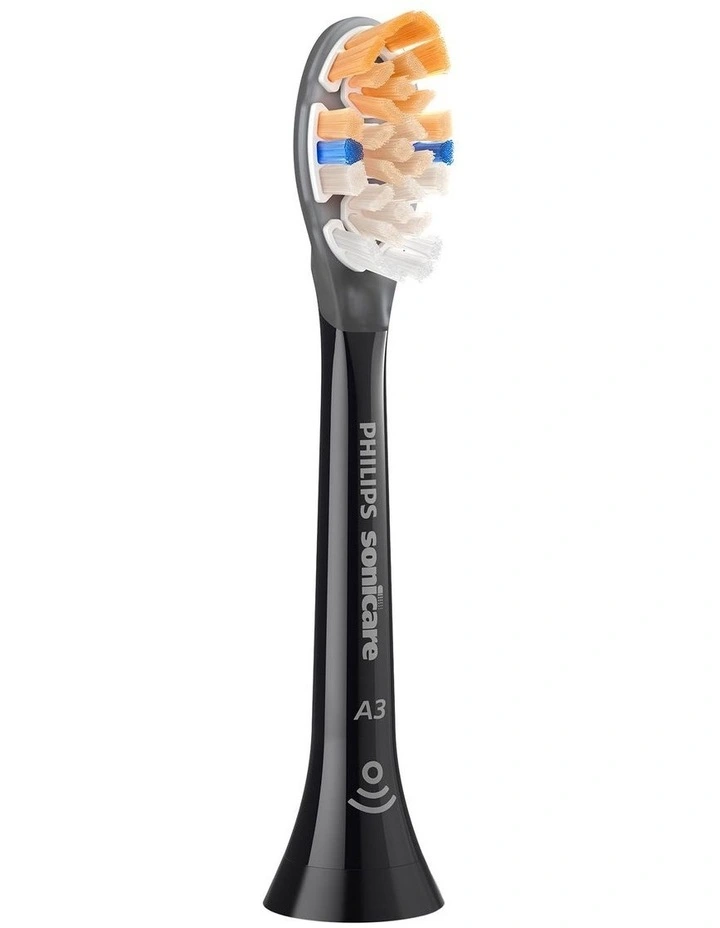 Sonicare A3 Premium Brush Head HX9094/96 4 Pack in Black image 3