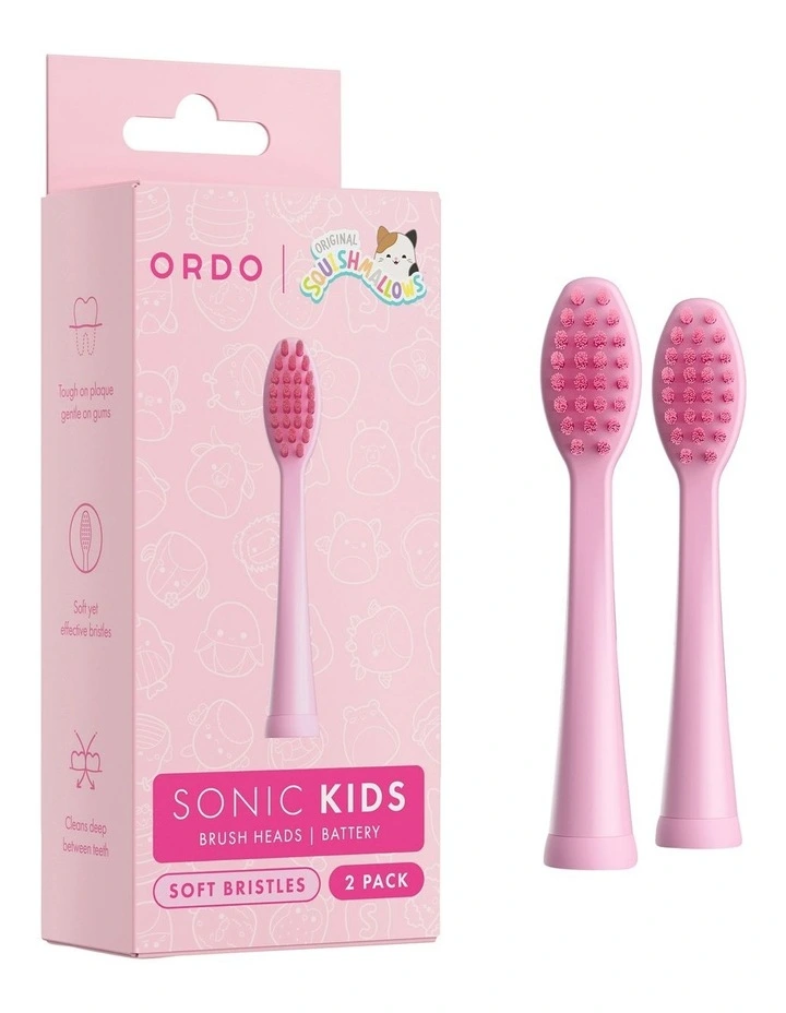 Squishmallows Auggie Sonic Battery Brush Head 2 Pack image 1