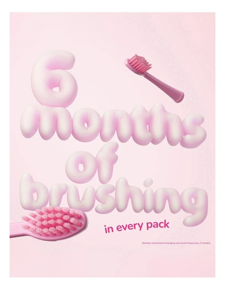 Squishmallows Auggie Sonic Battery Brush Head 2 Pack image 3