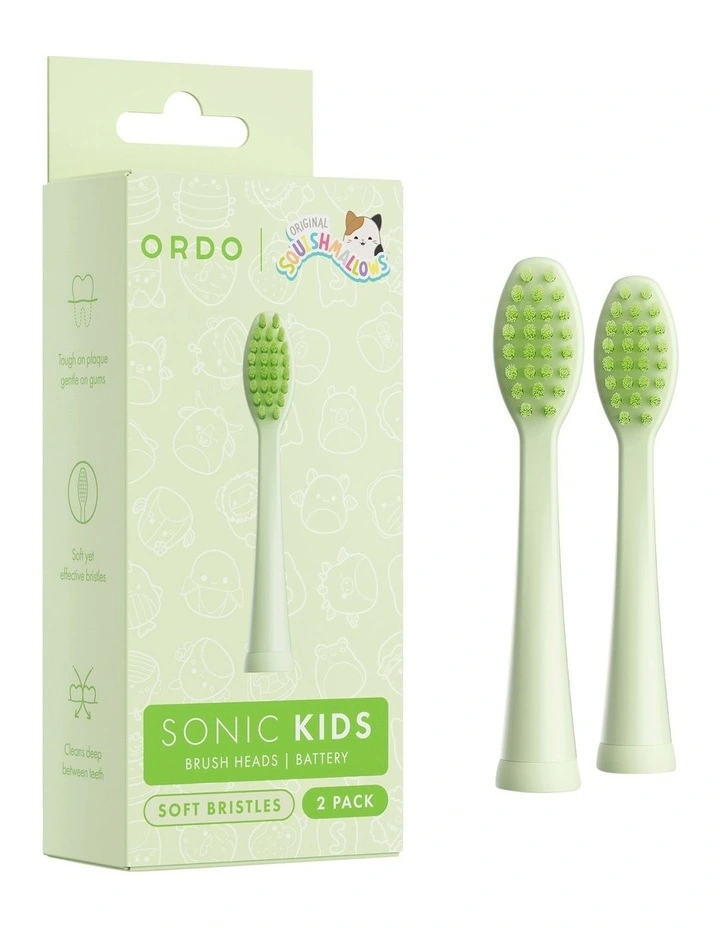 Squishmallows Rutabaga Sonic Battery Brush Head 2 Pack image 1