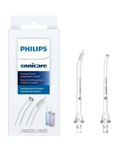 Sonicare Compact Flosser Standard Comfort Nozzles 2 Pack HX3072/00