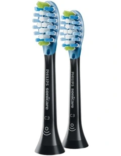 Sonicare C3 Plaque Defense Brush Head 2pk in Black HX9042/91