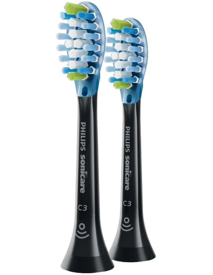Sonicare C3 Plaque Defense Brush Head 2pk in Black HX9042/91 image 1