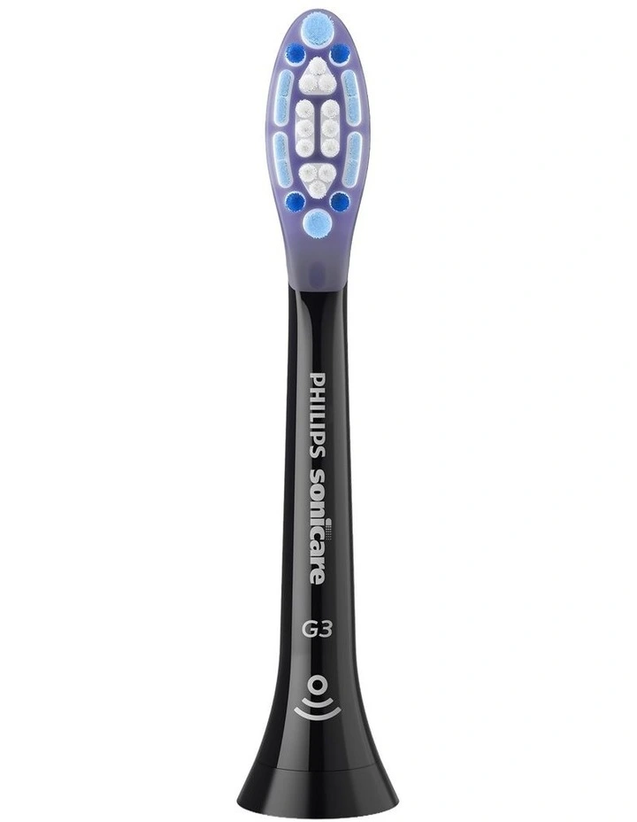 Sonicare G3 Premium Gum Care Brush Head 2 Pack HX9052/91 in Black image 3