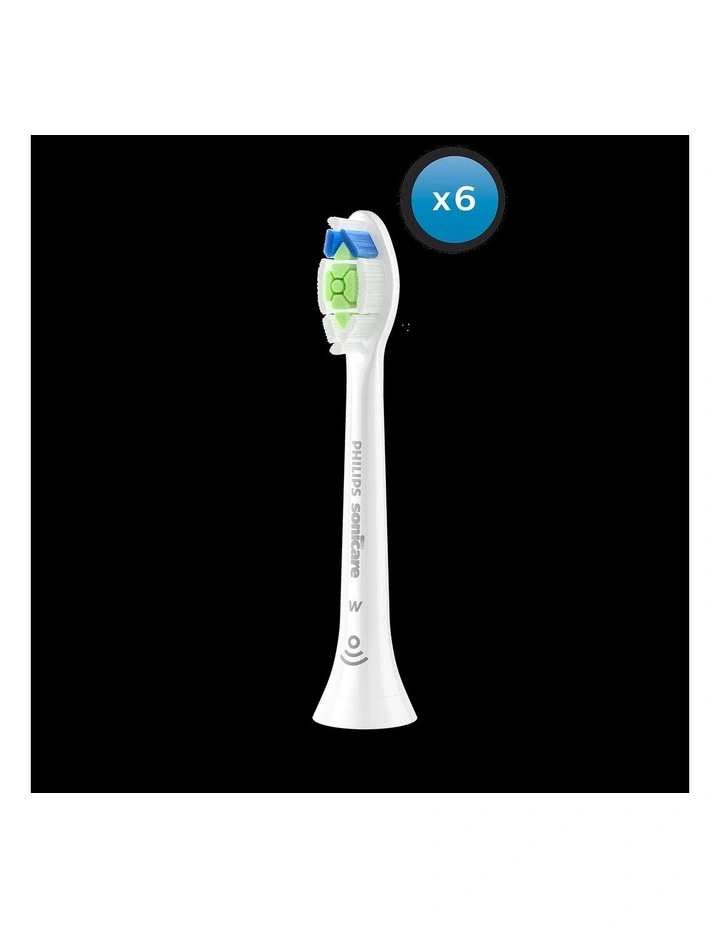 Sonicare W2 Optimal White Brush Head 6Pack HX6066/14 in White image 4